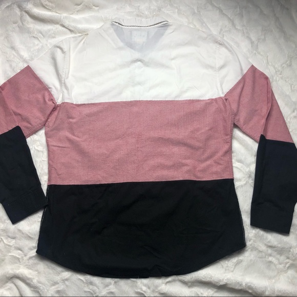 R. Sole Colorblock Oxford Button Down Shirt size X Large - Picture 10 of 11